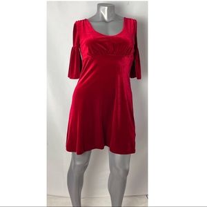 Old Navy Corduroy dress bell Sleeve V-Neck Sz XS